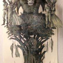 30_vanni cuoghi, l albero della cuccagna, 2014, china e acquerello su carta, cm 100x70